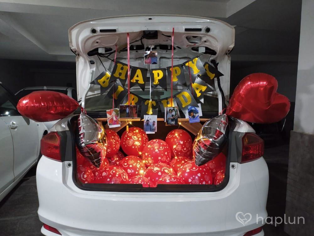 Car Dikki Surprise Decoration