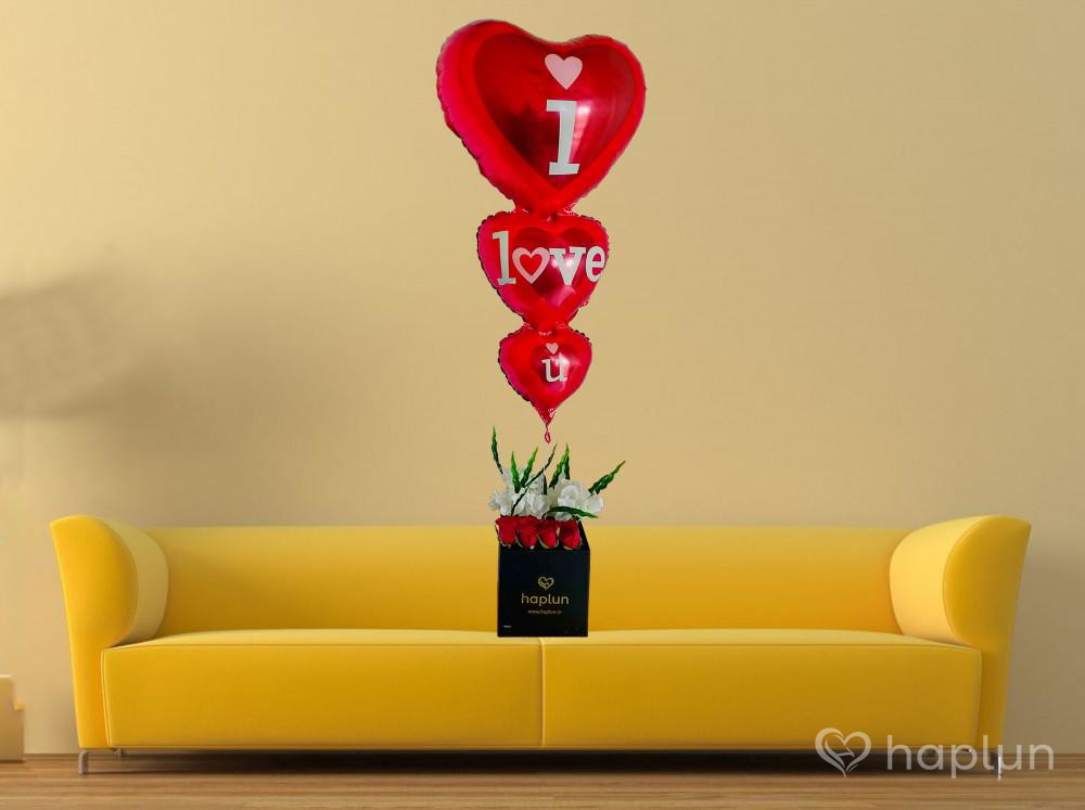 Balloon Bouquet box for love