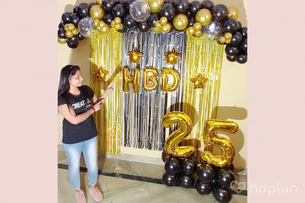 25th birthday decoration