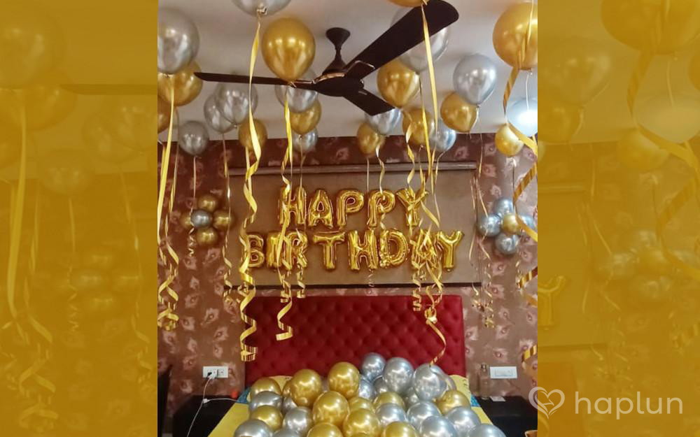 Chrome Balloon Basic Decoration