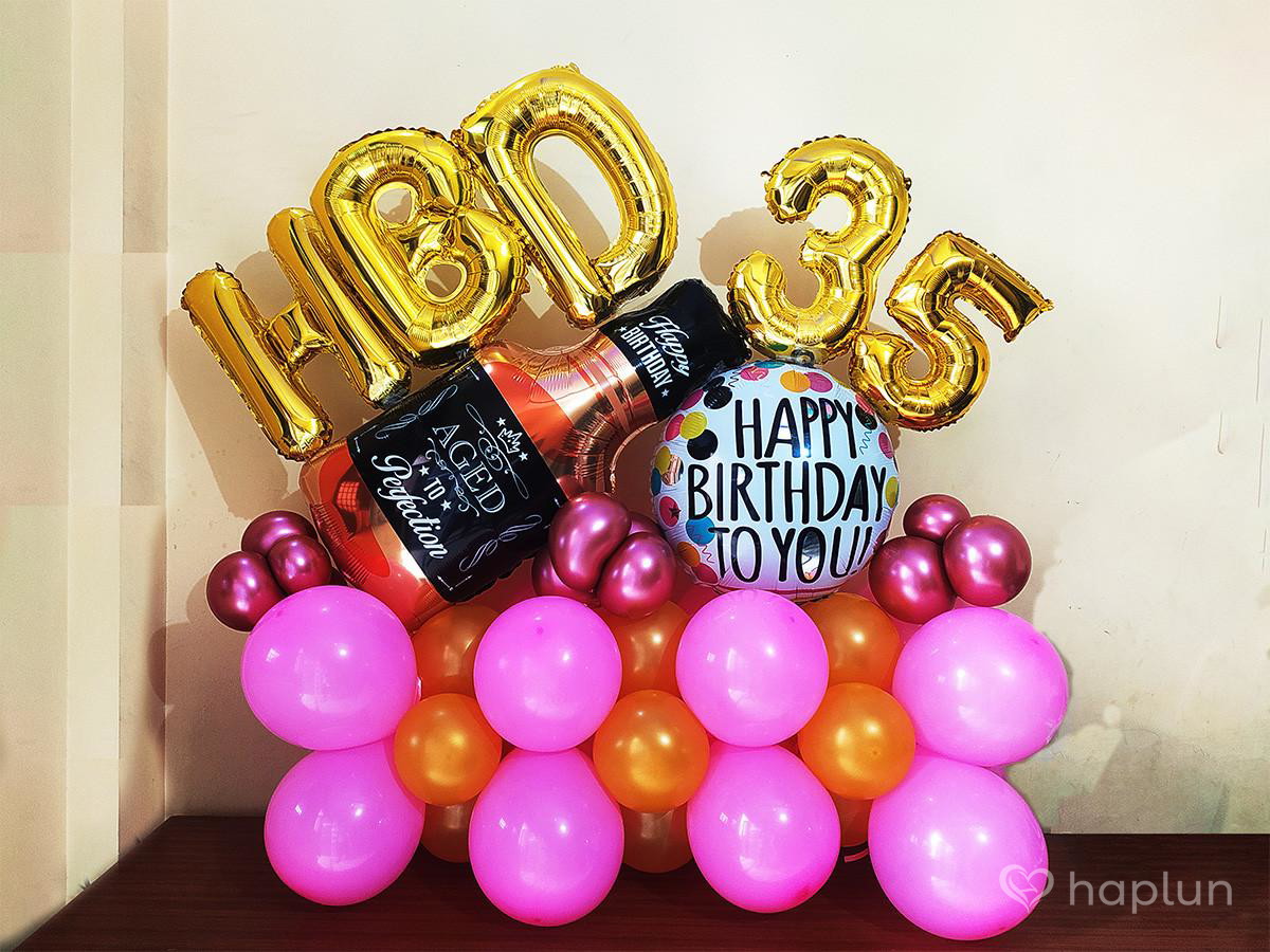 Metallic Balloon Marquee