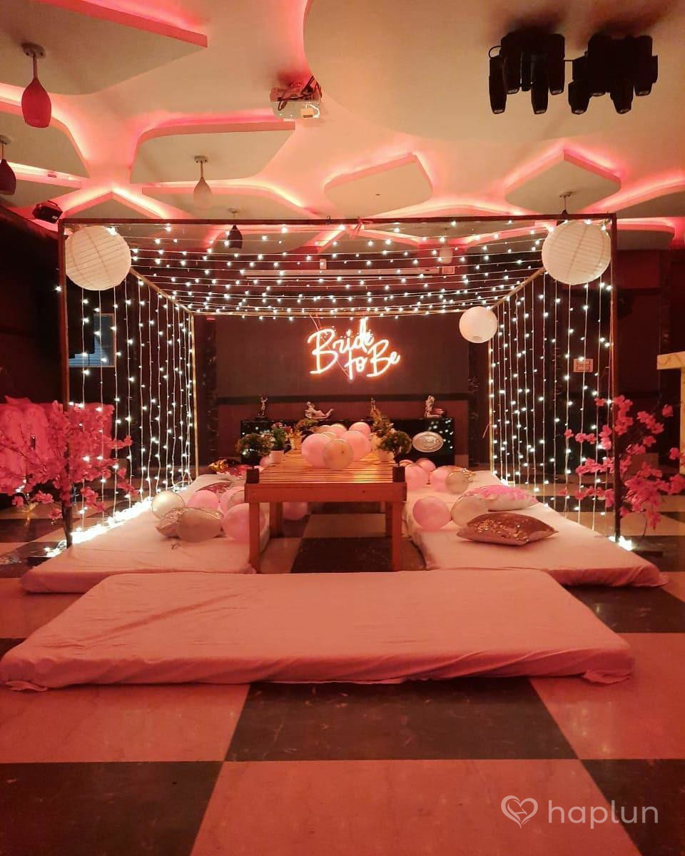Terrace Decoration for bride to be