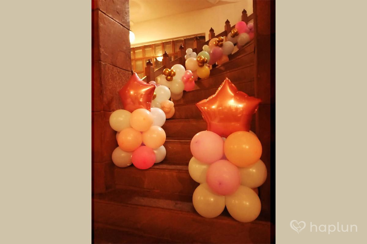 Unicorn Decoration on stairs