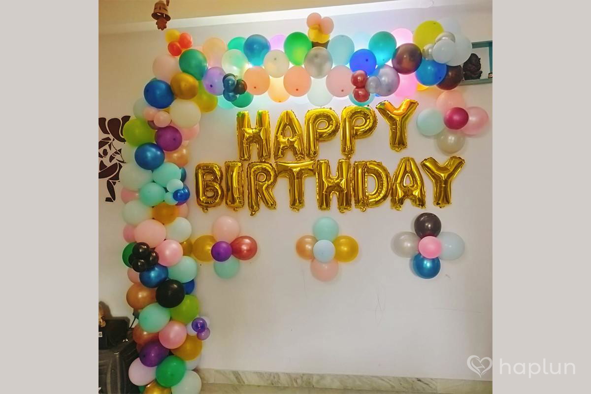 Multicolor Birthday Arch Decoration