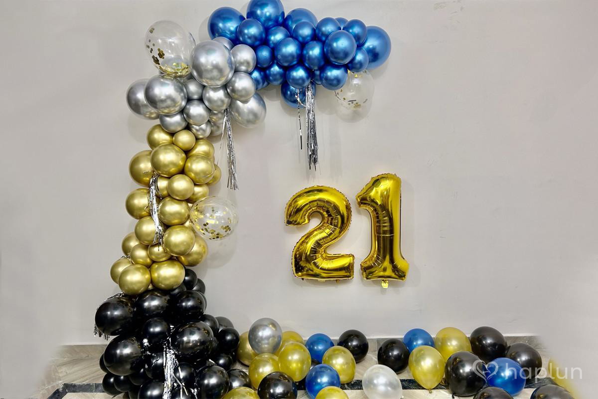 Decent Blue Birthday Decoration