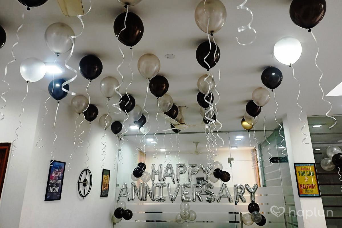Black Silver Anniversary Surprise