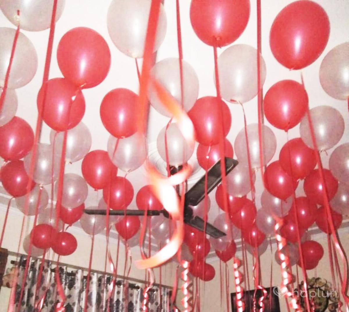 Ceiling Filled With Balloons