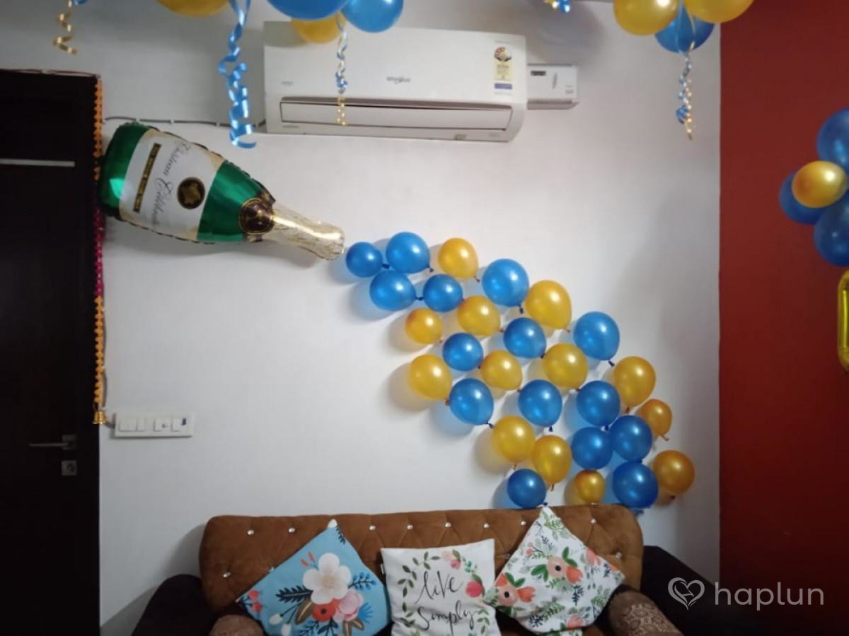 Champagne Decoration for Birthday