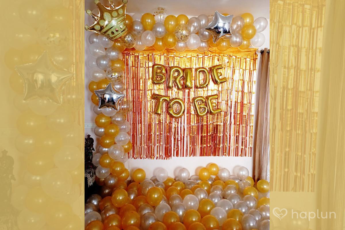 Golden & Silver Bride To Be Decor