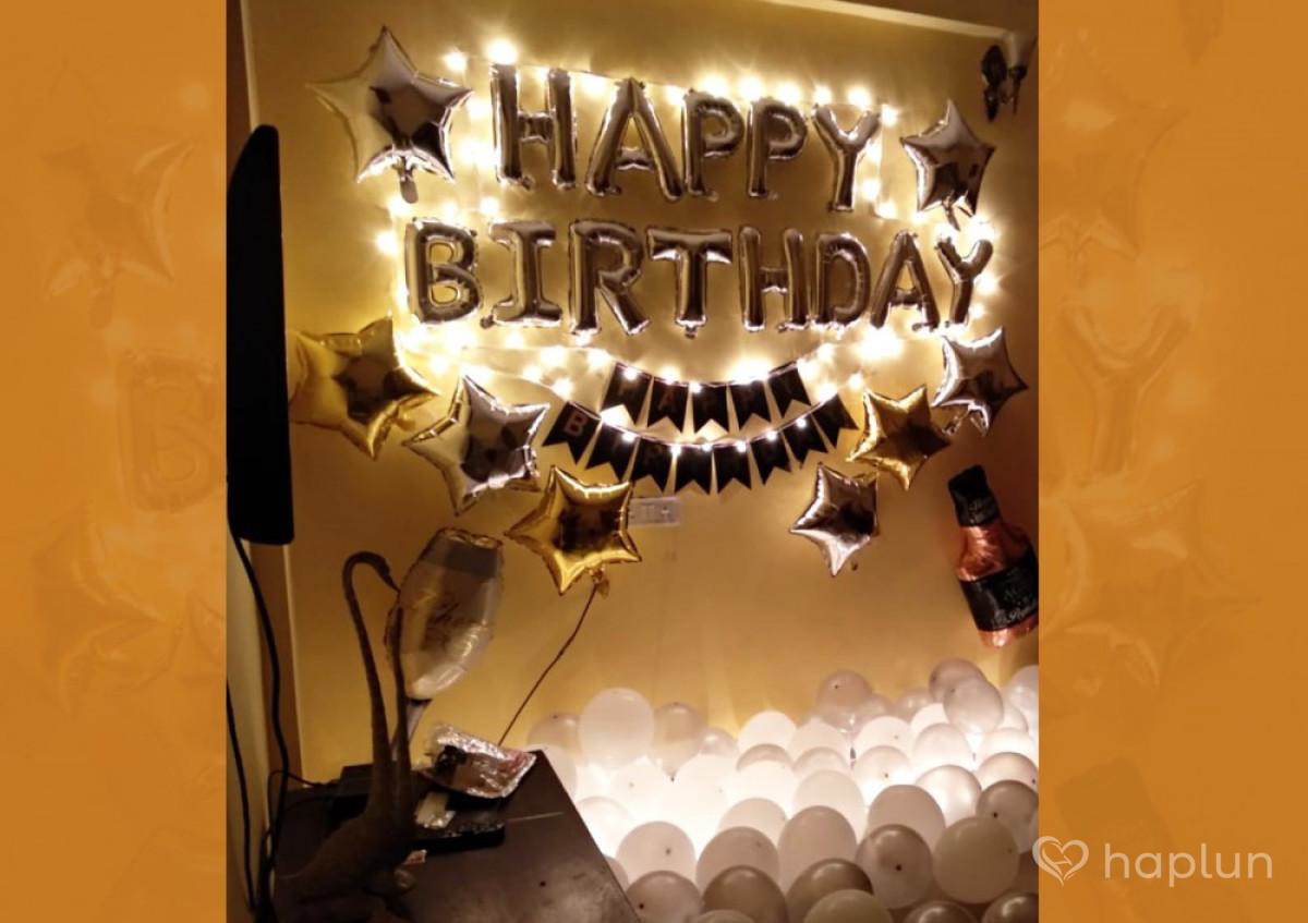 Husband Birthday Balloon Decoration