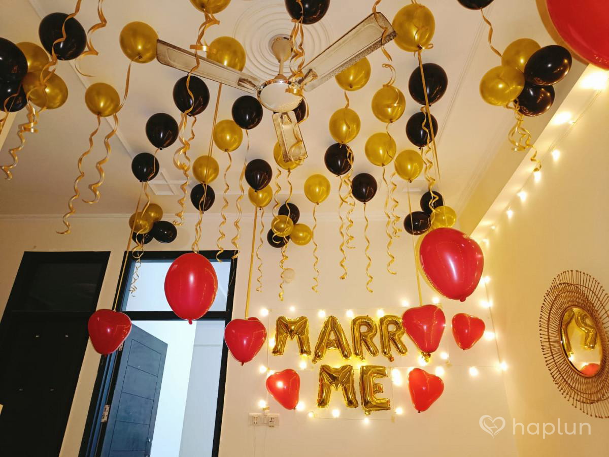 Marry Me Proposal Decor