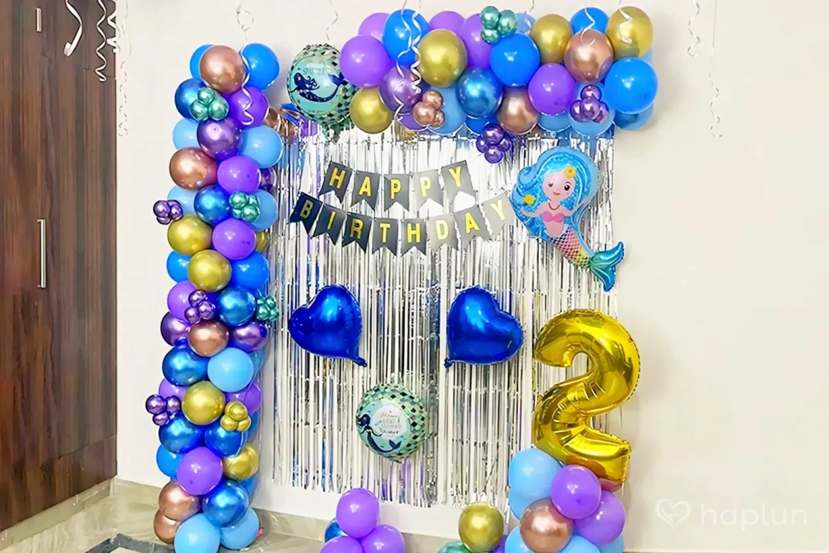 Mermaid Theme Birthday Decoration