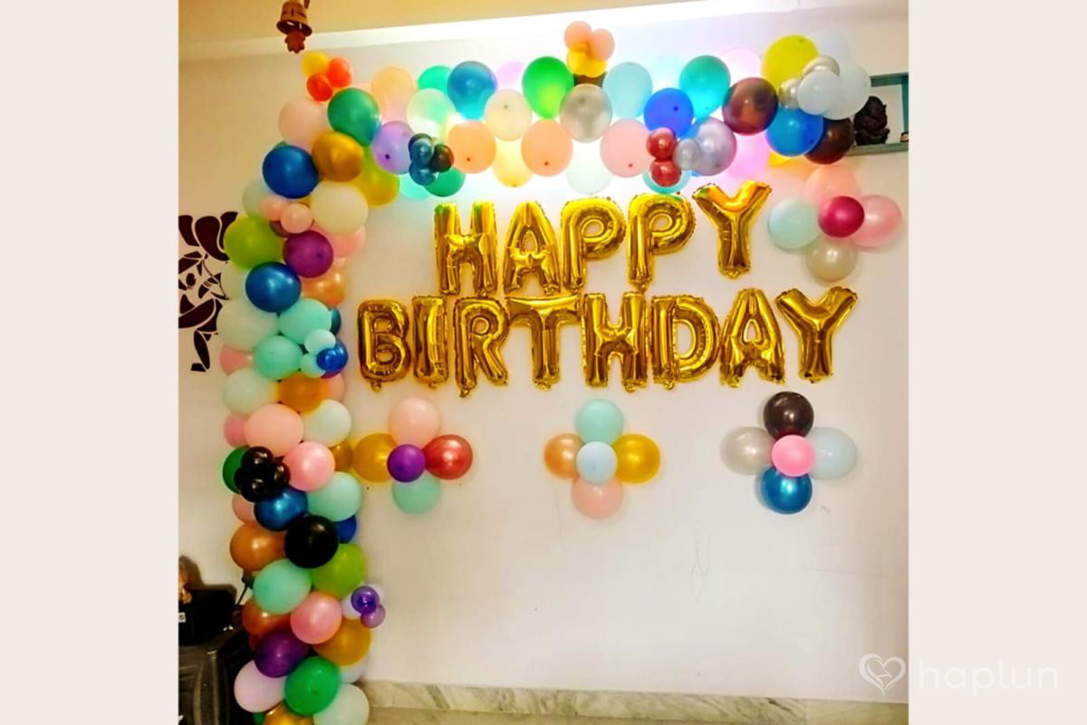 Multicolor Birthday Arch Decoration