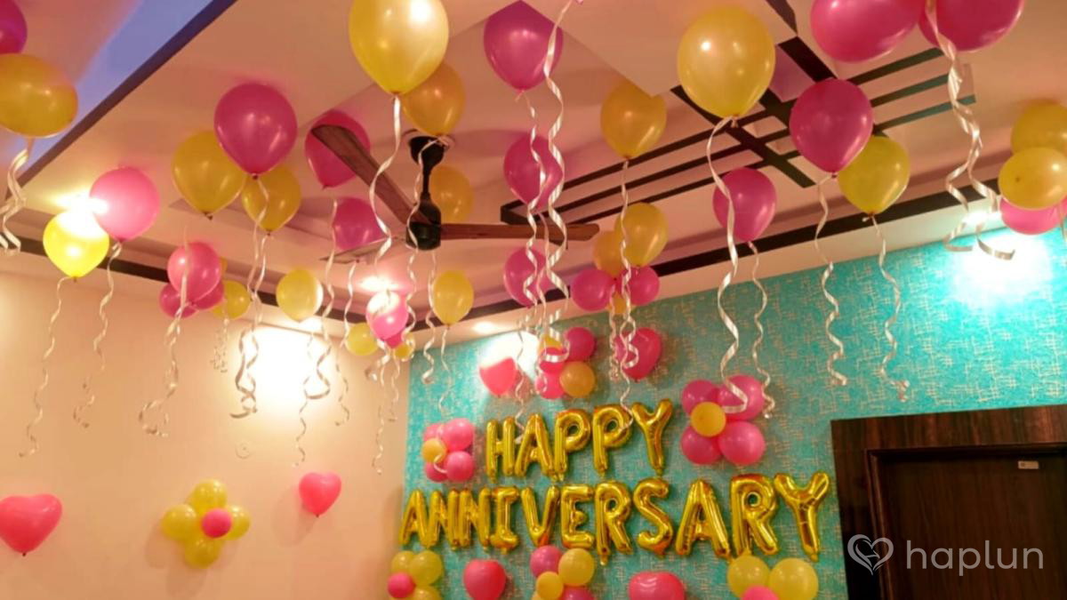 surprise anniversary decoration idea