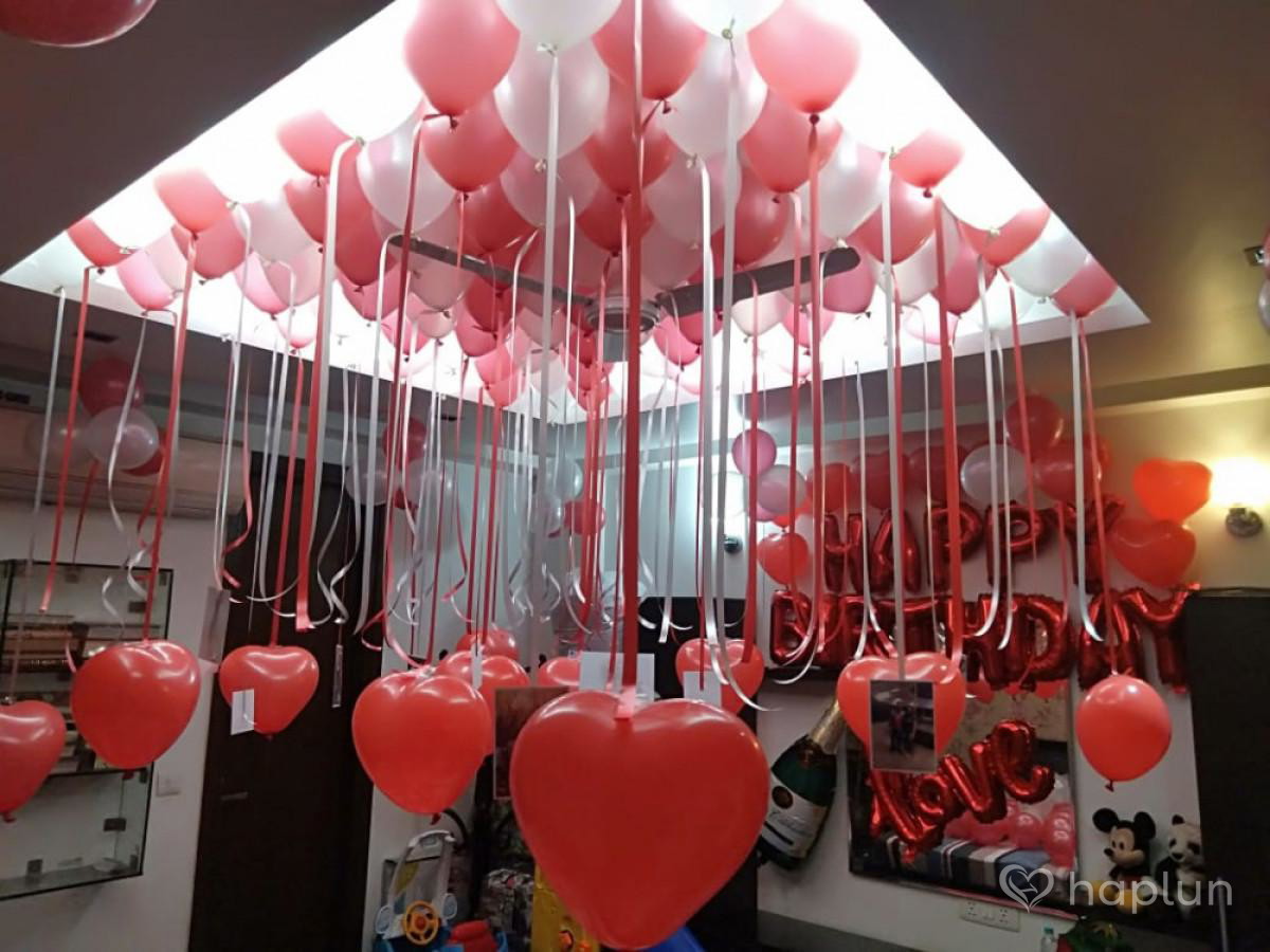 Surprise your love the balloon decoration