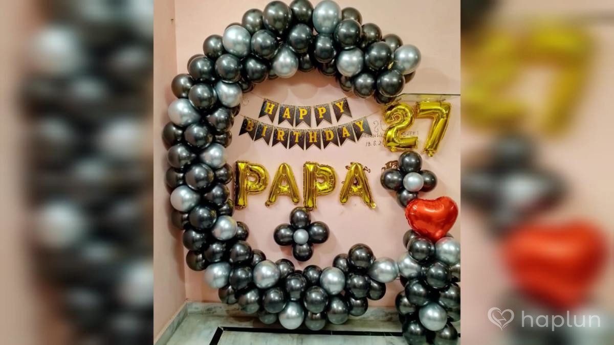 Elegant Birthday Decoration For Dad