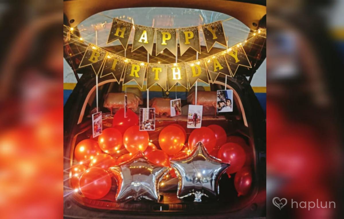 Car Boot Surprise Decoration For Birthday