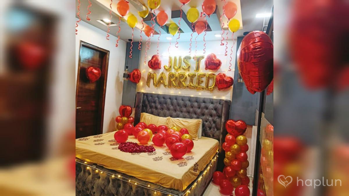 First night wedding decoration