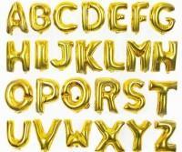 Foil Alphabets (Golden)