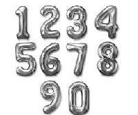 Foil Number (Silver)