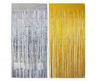 Fringe/Metallic Curtains