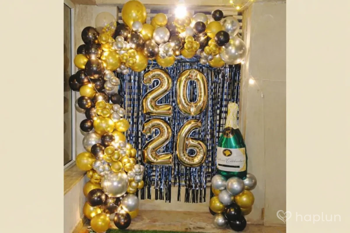 New Year Backdrop Decoration