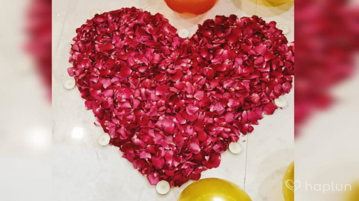 Romantic first night decoration surprise