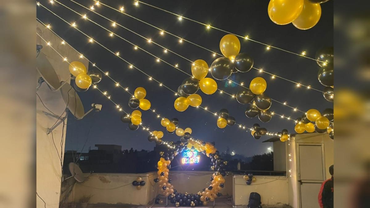 Terrace Ring Set Up Decoration