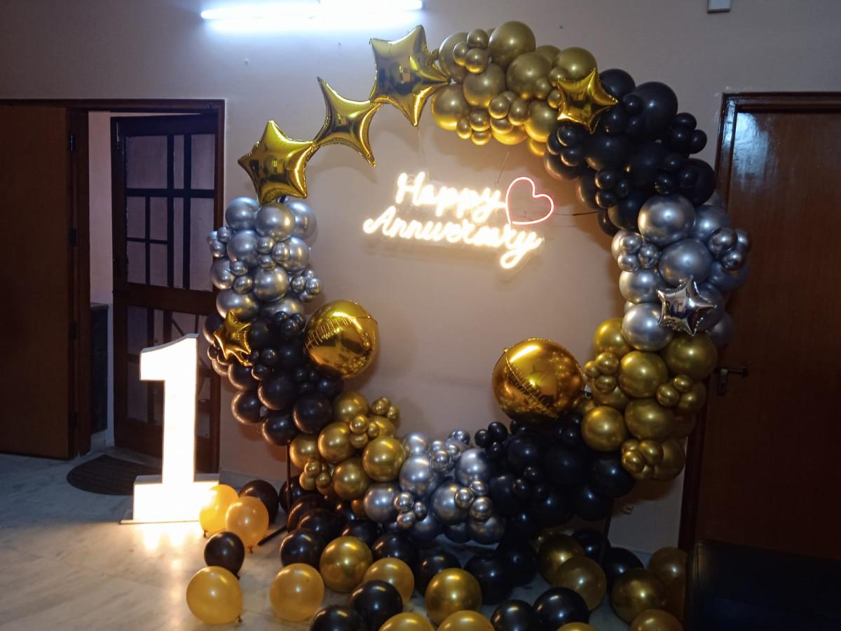 Wedding Anniversary Ring Decoration