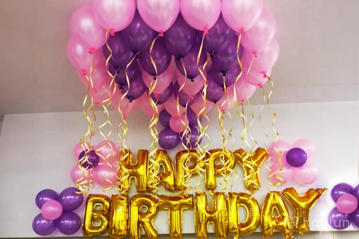 Pink Purple Balloon Surprise