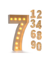 Neon Number Light [one number only]