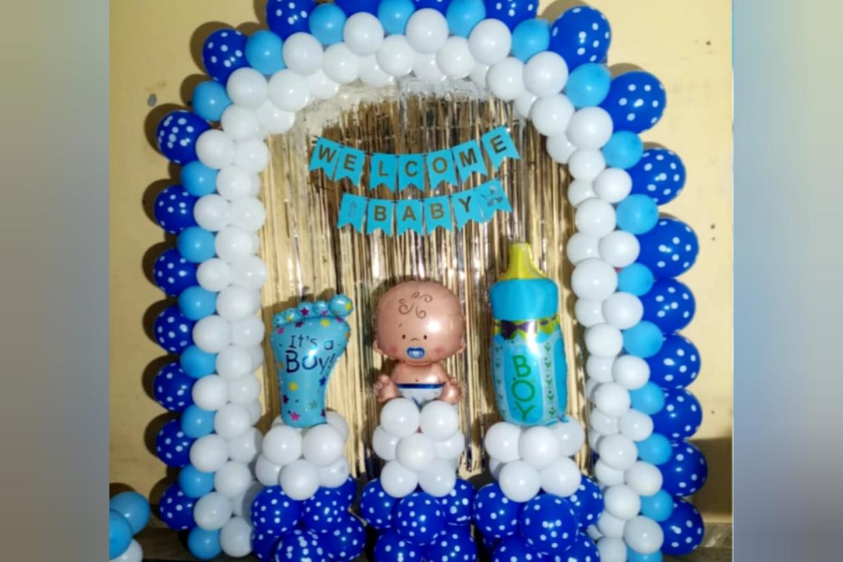 Welcome Baby Boy Decoration