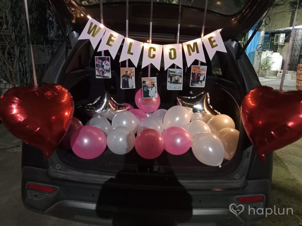 Welcome Car Dikki Decoration