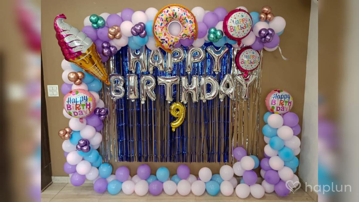 Ice-cream Theme Birthday Decoration