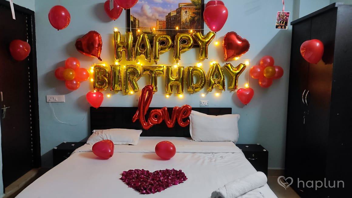 surprise love room decoration