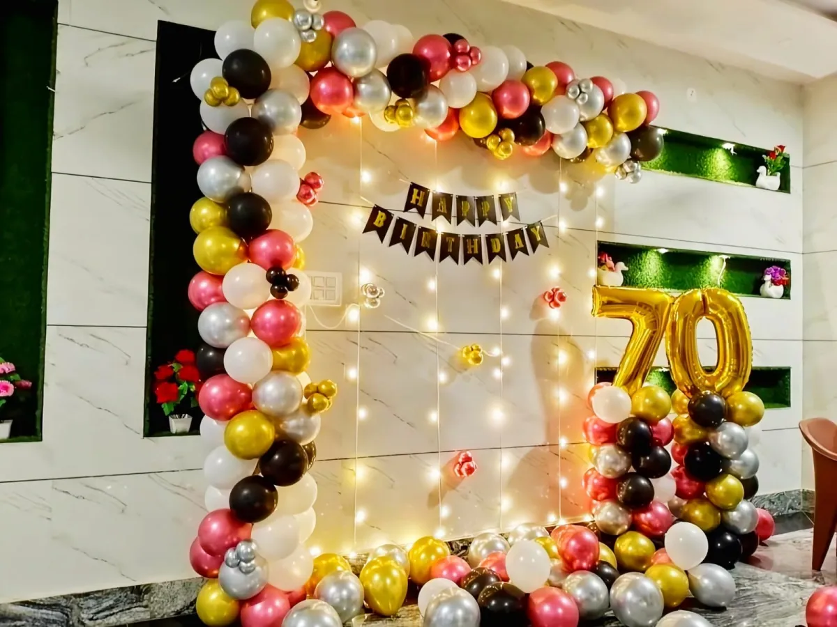 Surprise Garland Birthday Decoration