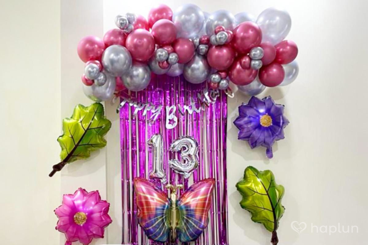 Butterfly theme decoration for birthday