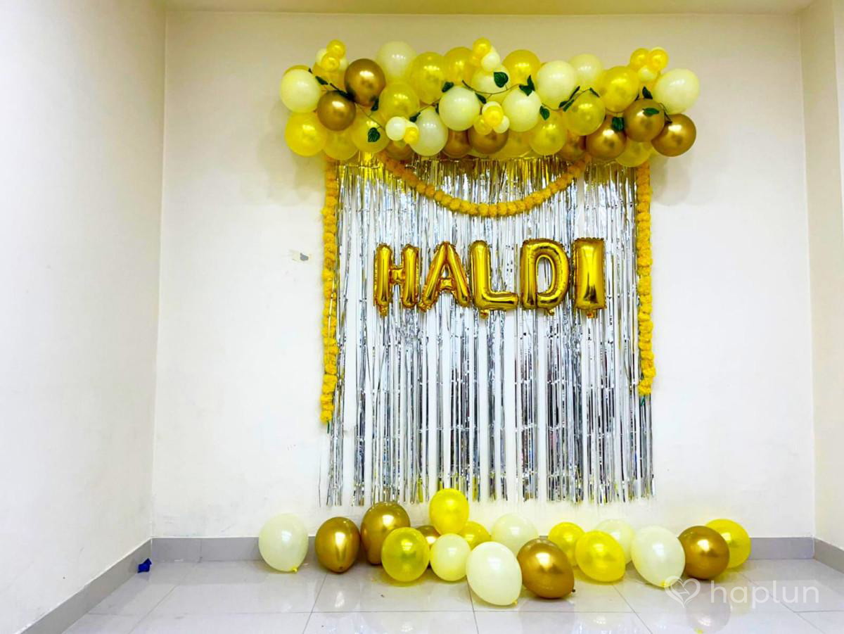 Haldi Background Decoration