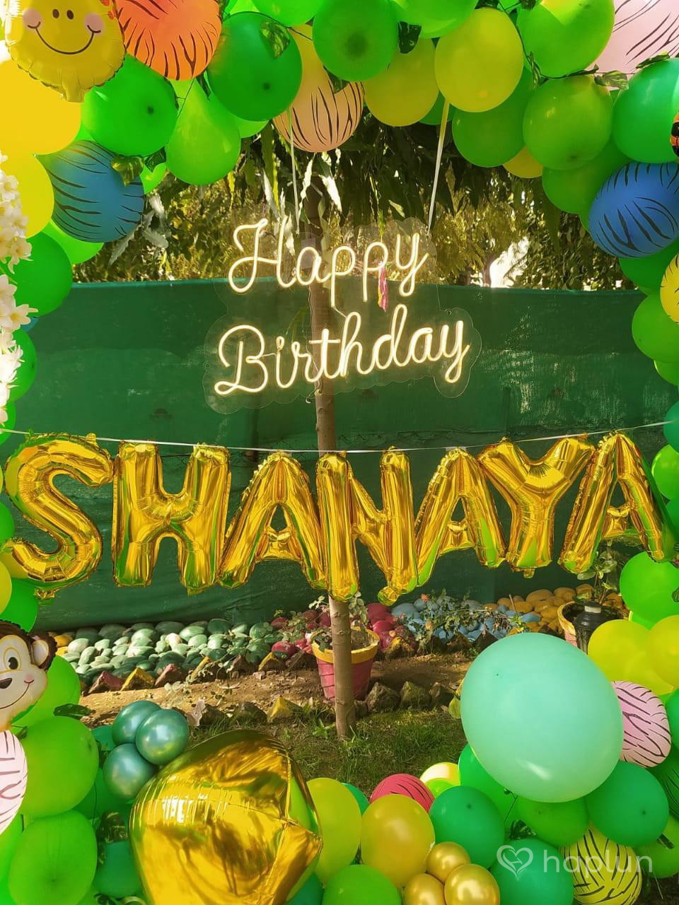 Kids birthday decoration ideas with jungle theme
