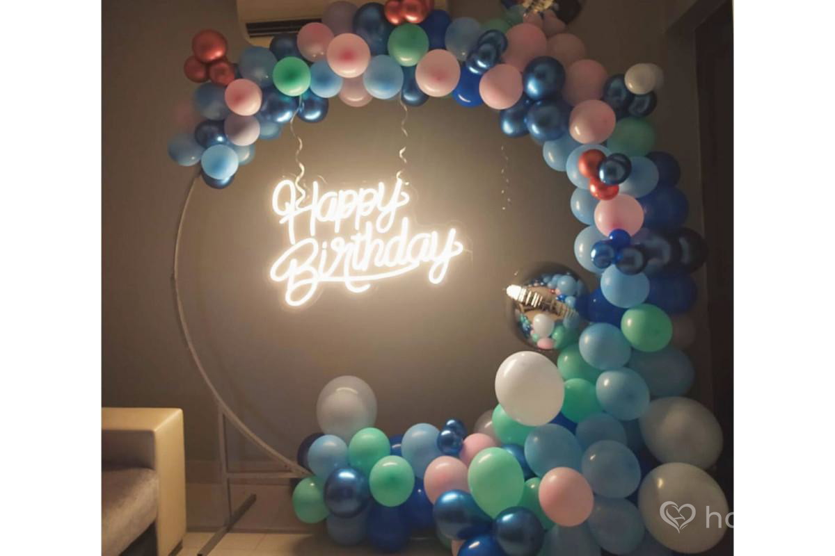 Ring Balloons Setup
