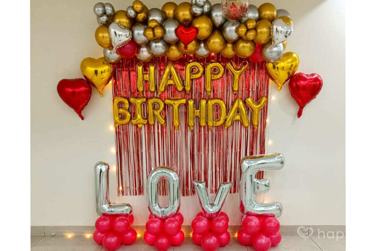Romantic Birthday Decoration For Surprise