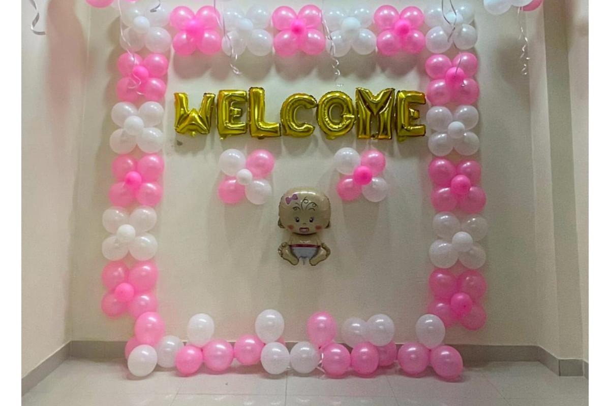 Baby Girl Welcome Decoration