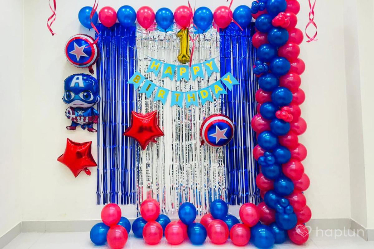 Captain America Theme Decoration
