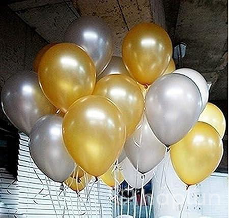 25 Metallic Balloons