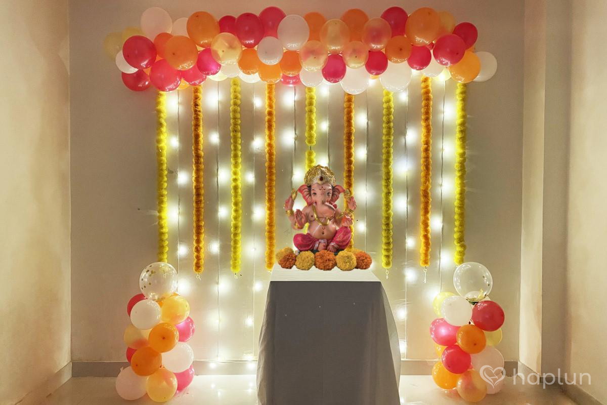 Ganpati Balloon  Decoration in Delhi