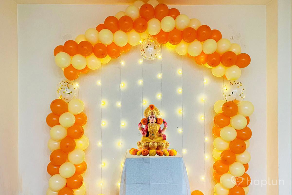 Decoration for Laxmi ji Puja