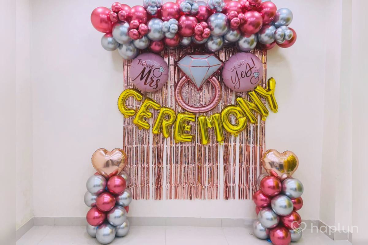 Ring Ceremony Surprise Decor