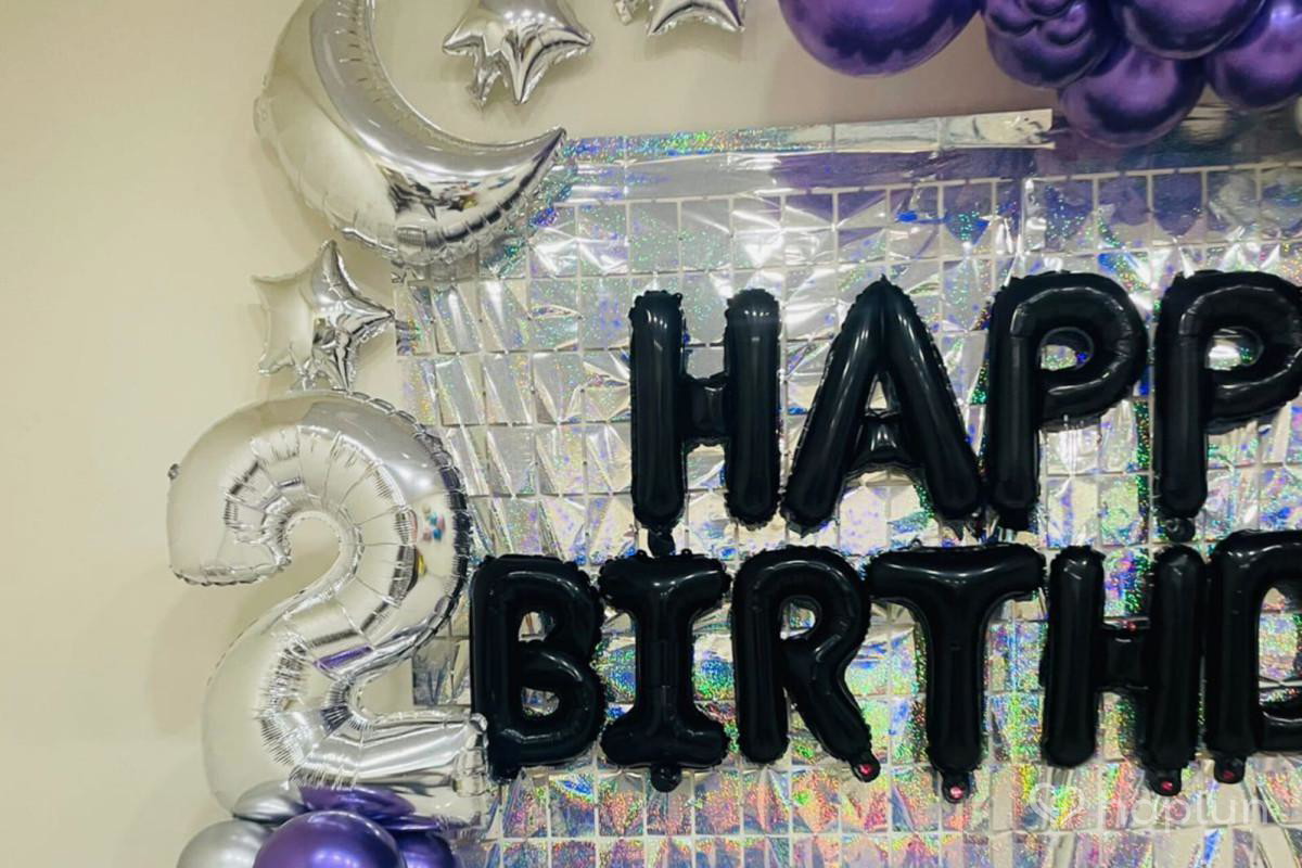 sequin curtain decoration