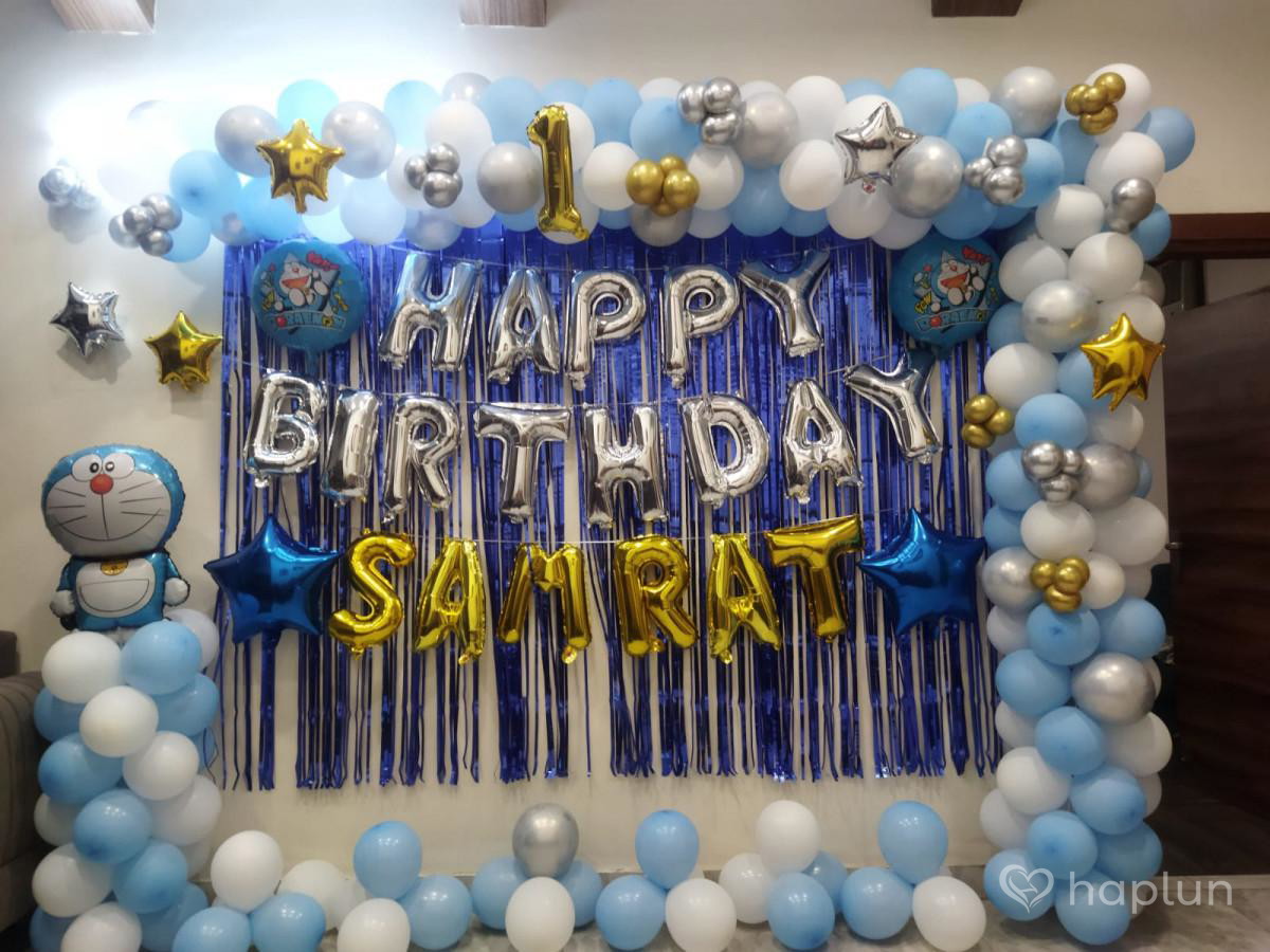 Doraemon Theme On Wall Decoration