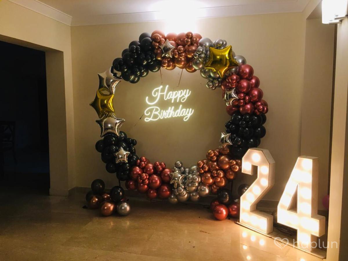 24th birthday ring decoration
